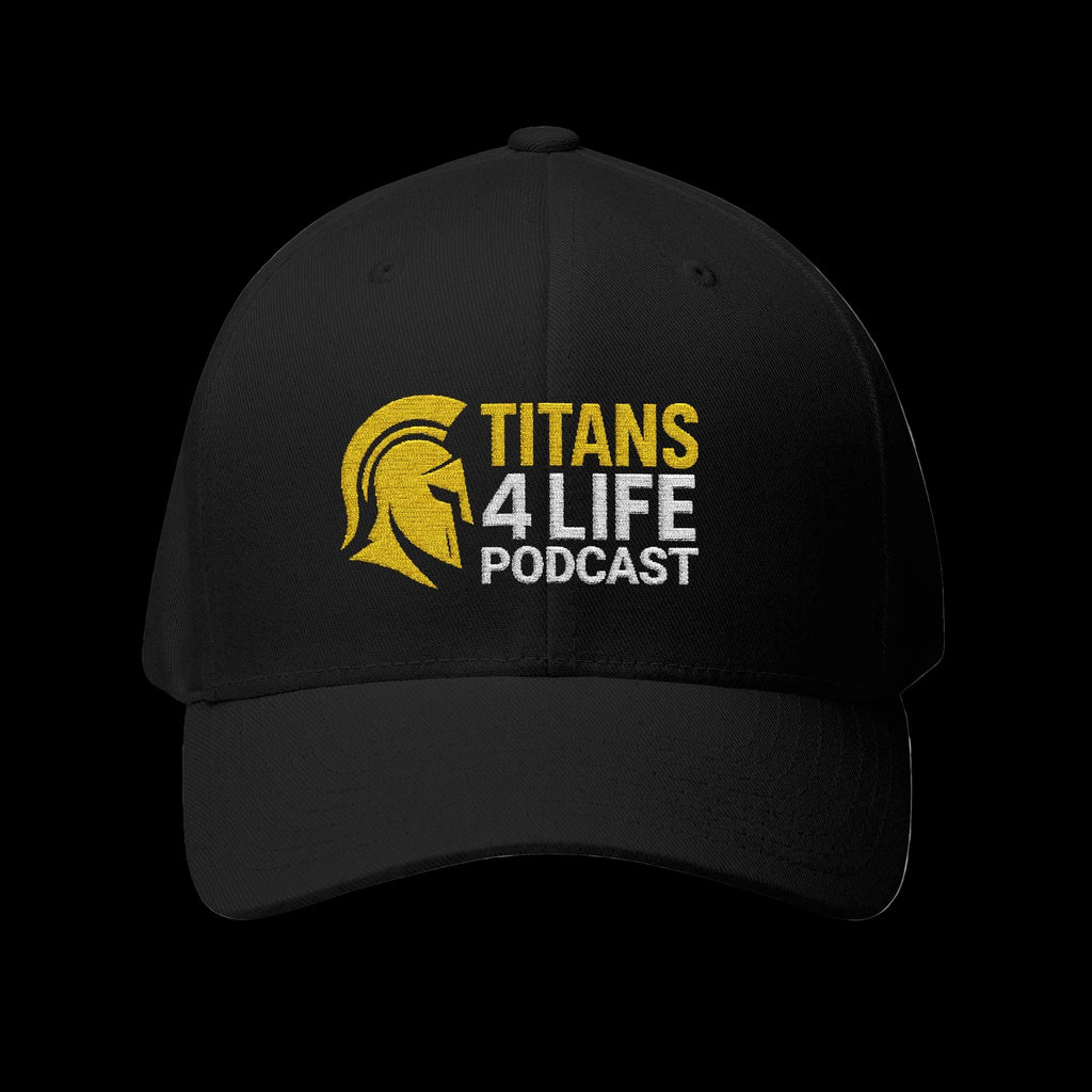 T4L Podcast Embroidered Baseball Cap — Structured Closed-Back Hat