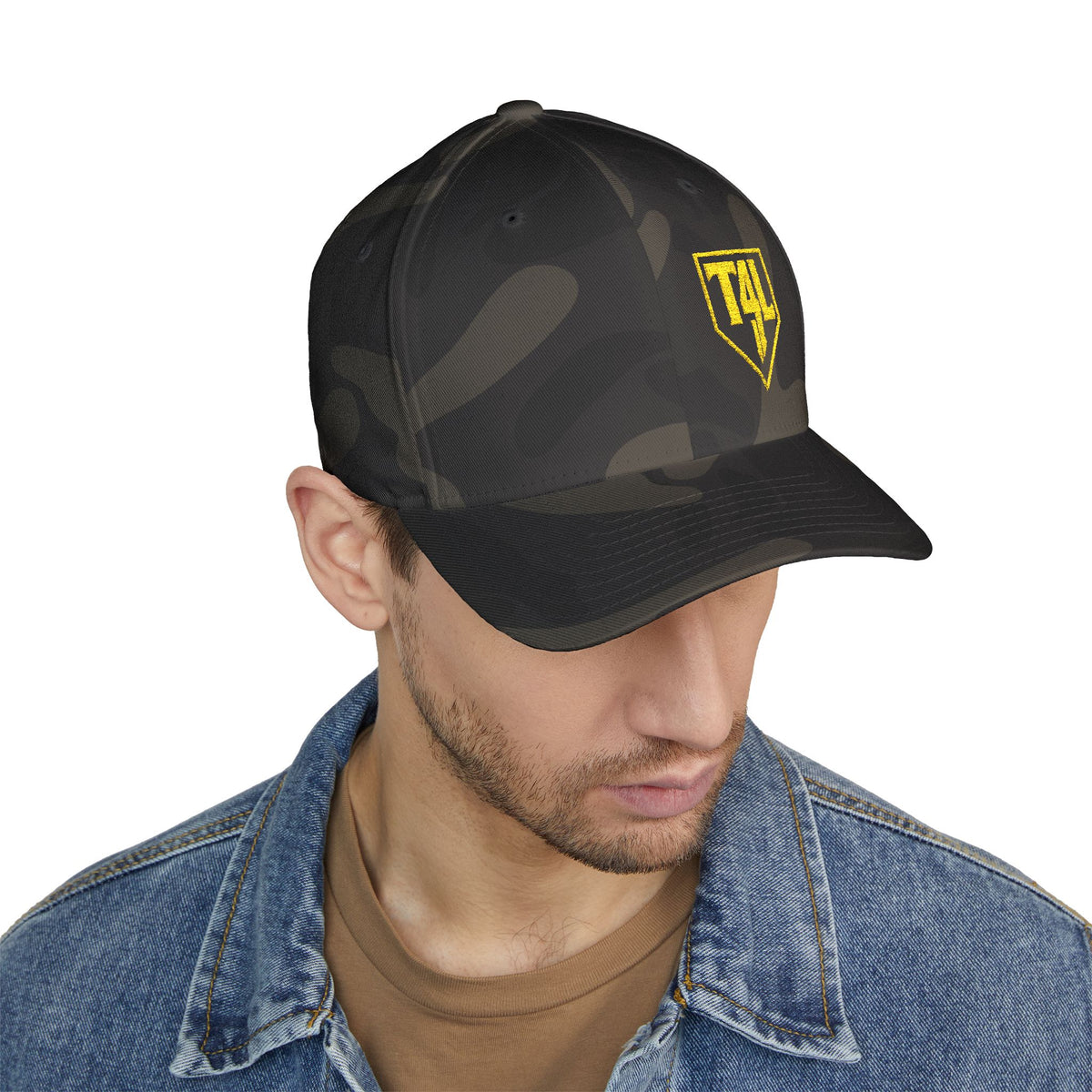 T4L Embroidered Baseball Cap — Closed-Back