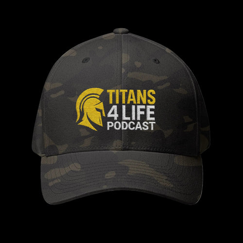 T4L Podcast Embroidered Baseball Cap — Structured Closed-Back Hat
