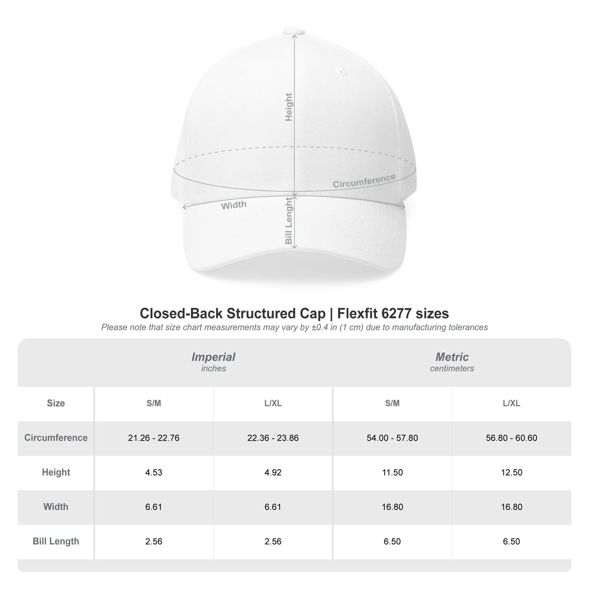 T4L Embroidered Baseball Cap — Closed-Back