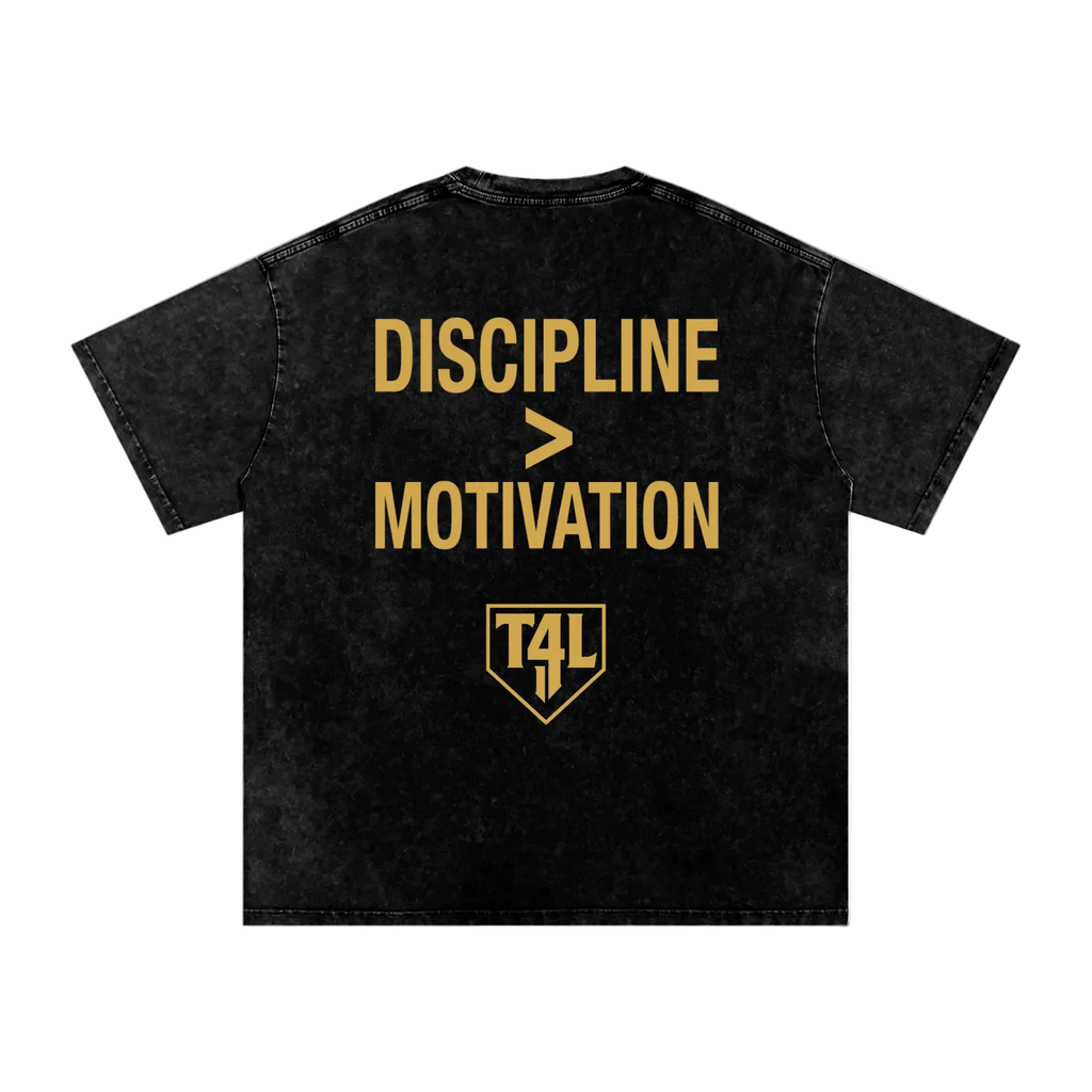 Discipline > Motivation Oversized T-Shirt