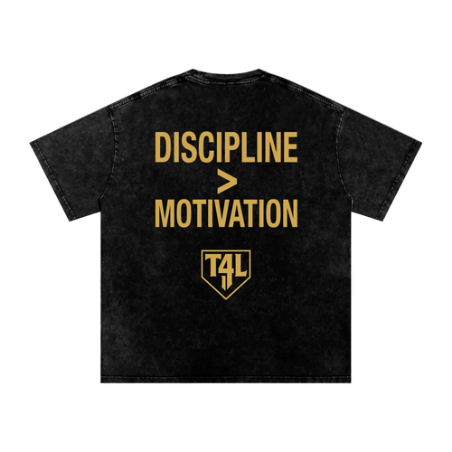 Discipline > Motivation Oversized T-Shirt